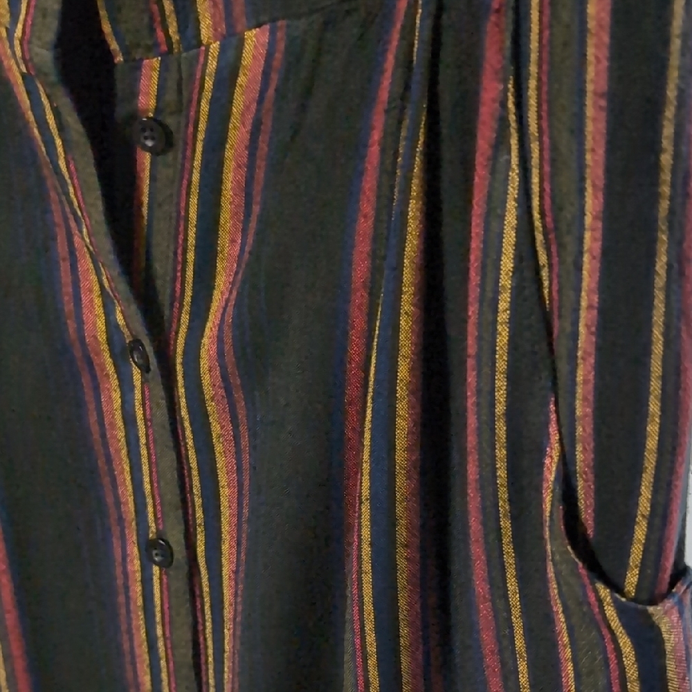 🎉Host Pick🎊Women's Striped Button-Down Dress - Picture 13 of 13